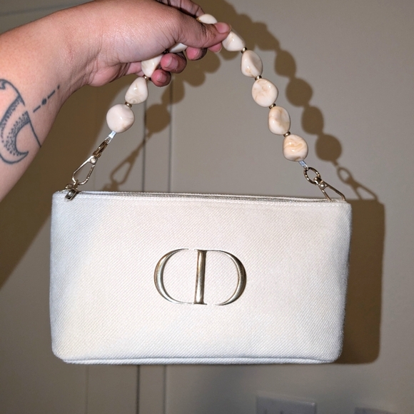 Dior gold CD make up pouch bag - Picture 1 of 7